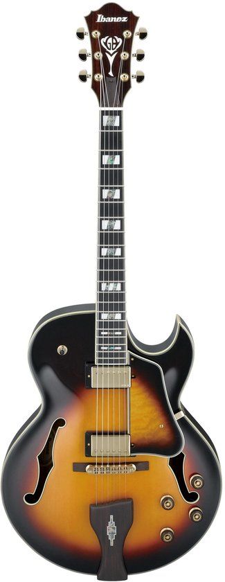 Ibanez LGB30 George Benson Signature Vintage Yellow Sunburst - E-Gitaar