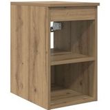 Maison Exclusive - Armoire de salle de bain en chêne artisanal, 30 x 44,5 x 50 cm, fabriquée en panneaux de fibres de bois