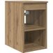 Maison Exclusive - Armoire de salle de bain en chêne artisanal, 30 x 44,5 x 50 cm, fabriquée en panneaux de fibres de bois