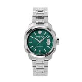 Versace VEAG00324 Dylos Heren Polshorloge Automatisch Groen Staal Saffierglas 5 ATM