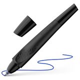 Schneider 188831 Breeze rollerbalpen (van gerecycled kunststof, bekroond met de blauwe engel, schrijfkleur: koningsblauw, uitwisbaar) zwart
