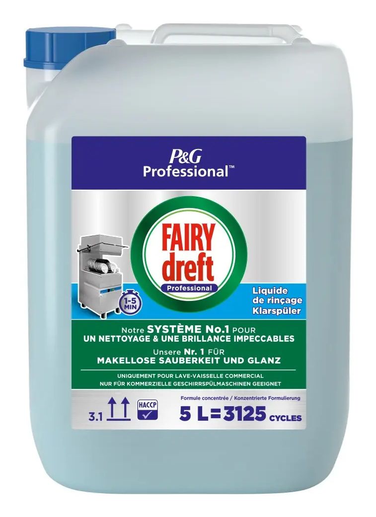 Procter & Gamble Dreft Fairy Spoelglans Professional - 5 Liter Dishwasher Rinse Aid