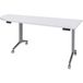Table Idora 200x80 cm coin gauche piètement en aluminium
