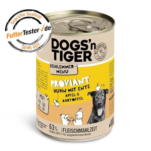 Dogs'n Tiger Proviant Hondenvoer Kip & Eend 400g