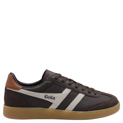 Gola Viper leren sneakers - donkerbruin/ecru