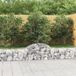 Maison Exclusive - Geknoopte gaasbakken, 6 stuks, 200x30x40/60 cm, verzinkt staal