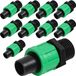 10 Raccords pour tuyau goutte-à-goutte 1/2" 17mm filetage extérieur Systèmes d'irrigation Irrigation