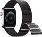 By Qubix Qubix Apple Watch Nylon Sport Loop Bandje - Zwart Gemêleerd - 44/45/46/49mm