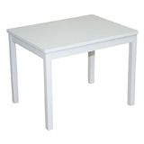 Roba Kindertafel, tafel wit om te spelen, knutselen en te schilderen in de kinderkamer, h x b x d: 51 x 66 x 50 cm