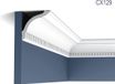 Orac Decor CX129 AXXENT Corniche Plafondlijst Sierlijst 2 m Wit Polyurethaan