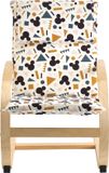 Disney - Mickey Mouse Geometrische Gebogen Houten Armstoel voor Kinderen