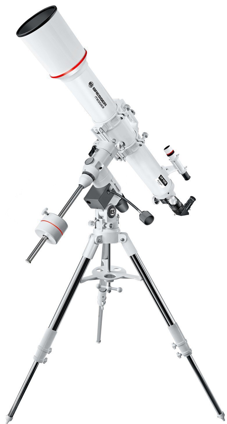 Bresser Messier AR-102/1000 EXOS-2/EQ5 Refractor telescoop Equatoriaal Achromatisch Vergroting 38 tot 200 x