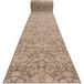 Djobie Tapis de couloir Djobie 4545/600 Ornement Beige / Marron 85cm Beige 85x200 cm