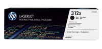 HP 312X Original Black High Capacity Toner Cartridges - 2 Pack