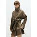Mango trench-coat à ceinture - kaki