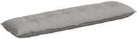 vidaXL - Coussin de dossier - Gris nuage - 200 x 19 x 50 cm - Tissu