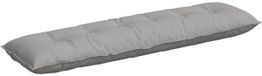 vidaXL - Coussin de dossier - Gris nuage - 200 x 19 x 50 cm - Tissu