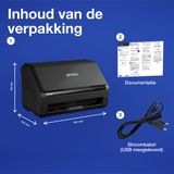 Epson WorkForce ES-550W ADF-scanner 600 x 600 DPI A4 Zwart
