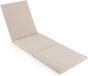 COAST™ Coussin de chaise longue - Rembourré - 82 x 59 x 4,5 cm - Beige