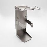 Universele Clean-4-Health Universele dispenser voor desinfectiemiddelen met armhendel, verstelbaar op verschillende containers tot 1 liter flessen, voor tafel of wandmontage