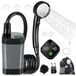 Douche de camping Rechargeable douche portable 6000 mAh Avec pompe et écran LED Douche extérieure
