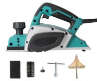 StarTech Elektrische handfrees - Elektrische frees 780 W - 82 mm freesbreedte - 16000 omwentelingen per minuut (hoge snelheid) - Instelbare freesdiepte - V-groef voor schuine kanten - Khaki kleur