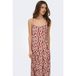 ONLY Rood Viscose Maxi Zomerjurk met Print