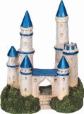 Nobby Aqua Deco Kasteel op Rotsen - Met Planten 11,9 x 7,9 x 14 cm