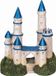 Nobby Aqua Deco Kasteel op Rotsen - Met Planten 11,9 x 7,9 x 14 cm