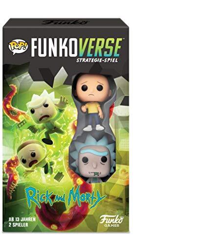 Funko 43485 Rick and Morty 100 Funkoverse uitbreidingspakket (2 personages pack) bordspel, meerkleurig