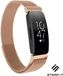 Strap-it Fitbit Inspire / Inspire HR / Inspire 2 Milanese band - rosé goud - Maat: L
