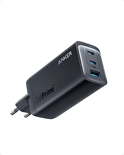 Anker Oplader 737(GaNPrime 120 W) USB-C-oplader, compacte opvouwbare wandoplader met drie poorten voor MacBook Pro/Air, iPad Pro, Galaxy S22/S21, Dell XPS 13, Note 20/10+, iPhone 13/Pro, Pixel en meer