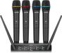 Debra Audio Pro UHF 4-kanaals Kabellos Mikrofonsystem