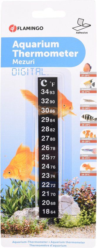 Flamingo Aquarium Thermometer Mezuri