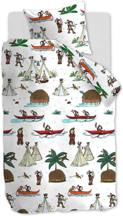 Beddinghouse Kids Wigwam - Dekbedovertrek - Eenpersoons - 140x200/220 cm - Multi - Katoen