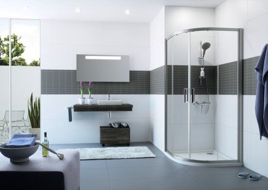 Hüppe Classic 2 Douchedeur 80 cm