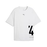 PUMA Graphics oversized trainingsshirt voor heren 4XL, White