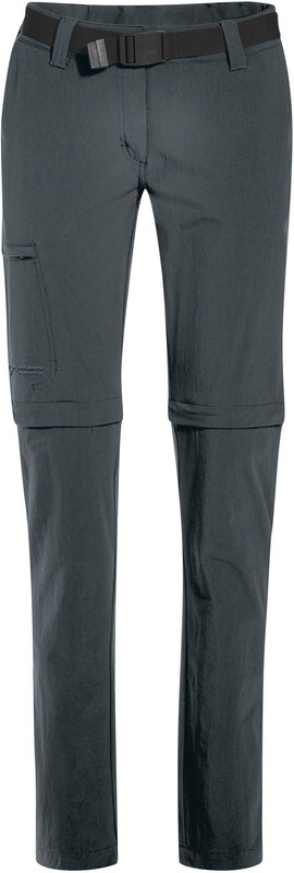 Maier Sports Inara Slim lange broek Dames Short grijs 42 kort 2018 Trekking- & Wandelbroeken