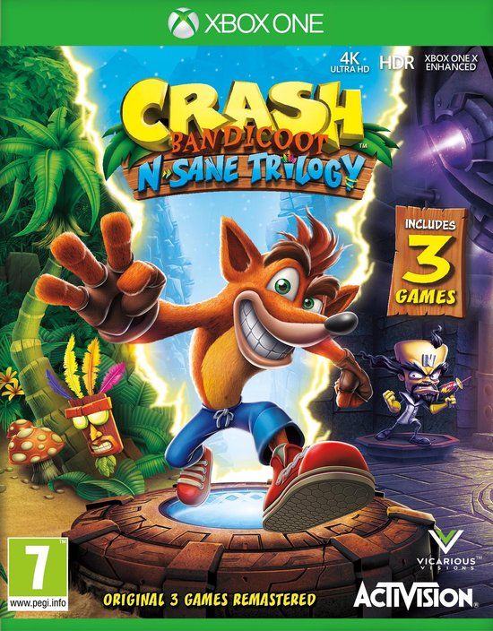 Activision Blizzard Entertainment Activision Crash Bandicoot N. Sane Trilogy - Xbox One