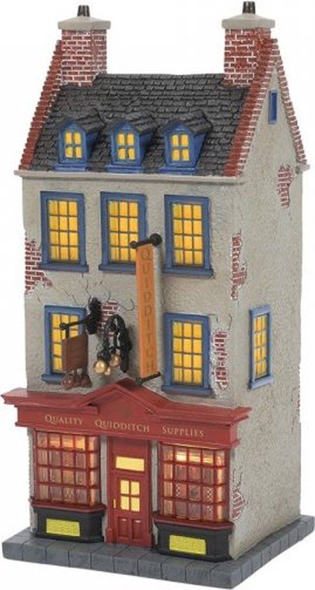 Harry Potter Village Door D56 Quidditch Supplies Figurine - Brown