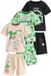 Next - Jongens - Minecraft 100% katoenen korte pyjama's 3 verpakking - Groen