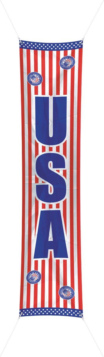 FOLAT USA Party Deur Decoratie - 60 x 300 cm - Amerika Themadecoratie