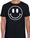 Bellatio Decorations Heren Verkleedshirt - Smile/Emoticon - Zwart - XXL