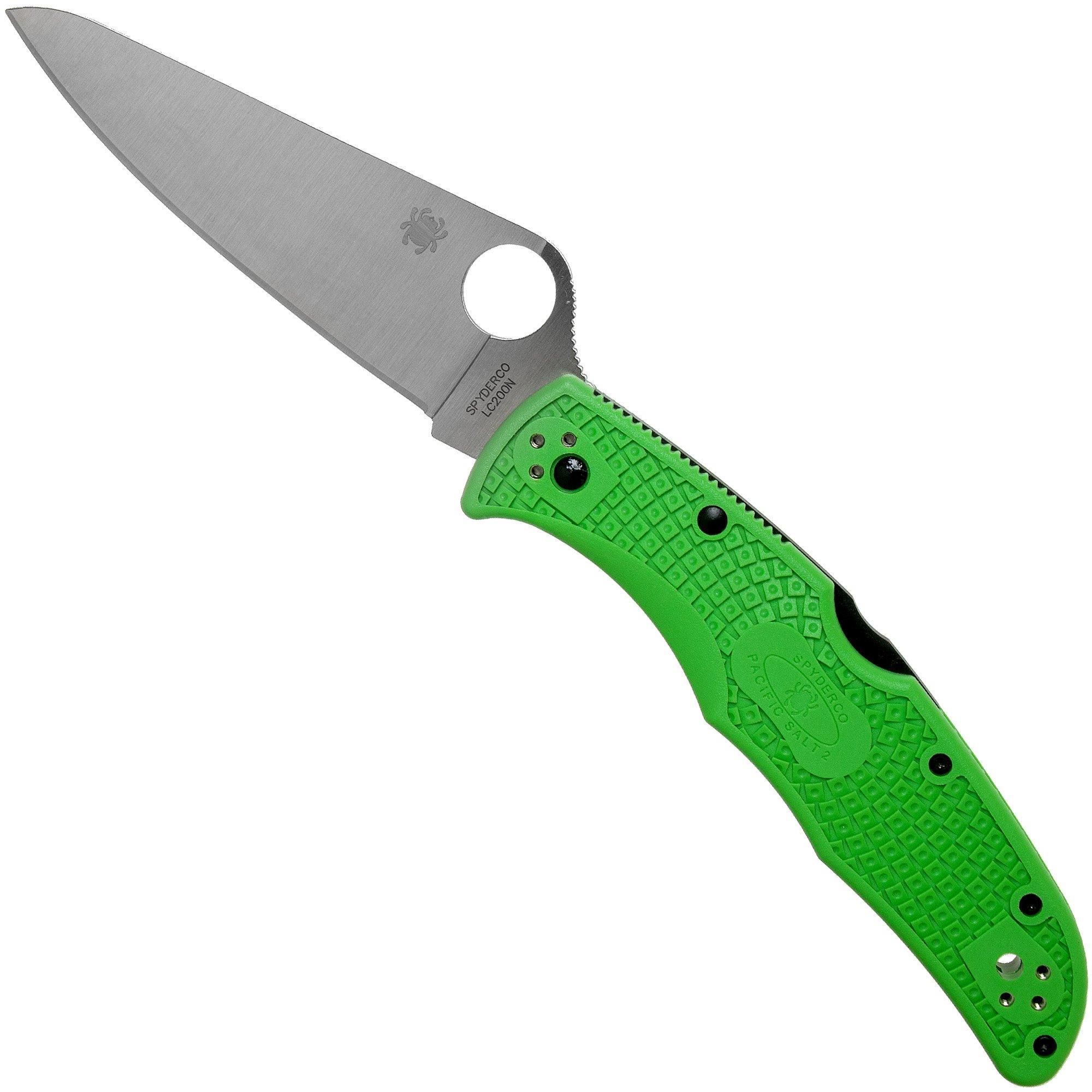 Spyderco Pacific Salt 2 Green LC200N C91FPGR2 zakmes - EAN: 0716104014248
