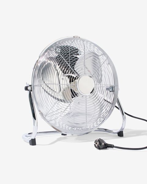 HEMA Vloerventilator Extra Power Chroom Ø35cm