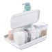 YouCopia HideAway Counter Caddy, badkamer ijdelheid aanrecht organizer lade met verstelbare verdelers en deksel