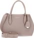 Coccinelle Sac bandoulière Sac à main Lord Sac à main Cuir grainé Rosette Beige