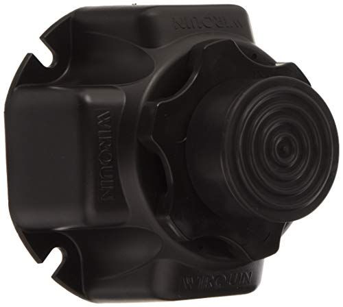 WIRQUIN 30719799 Set 4 voeten douchebak zwart - 3375537197248