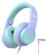 Casque - Pour enfants - Volume sécurisé 85 dB - Pliable - Avec microphone