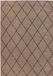Vivaraise Allan Tapis Marron/Naturel à carreaux Polypropylène 160 x 230 cm